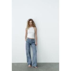 Zara Relaxed Fit Cargo Pants